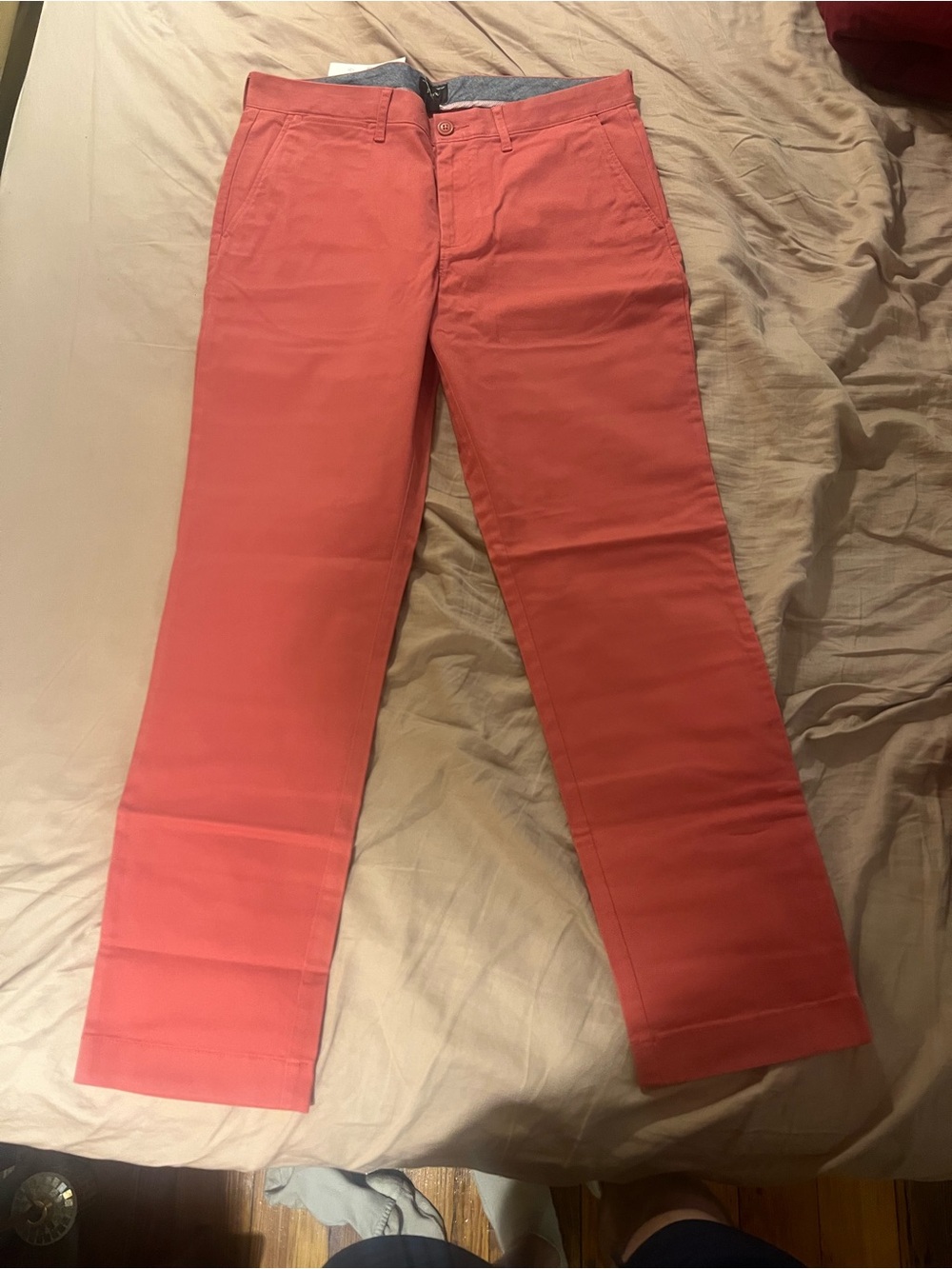 J. Crew Coral Cotton Chino Pants